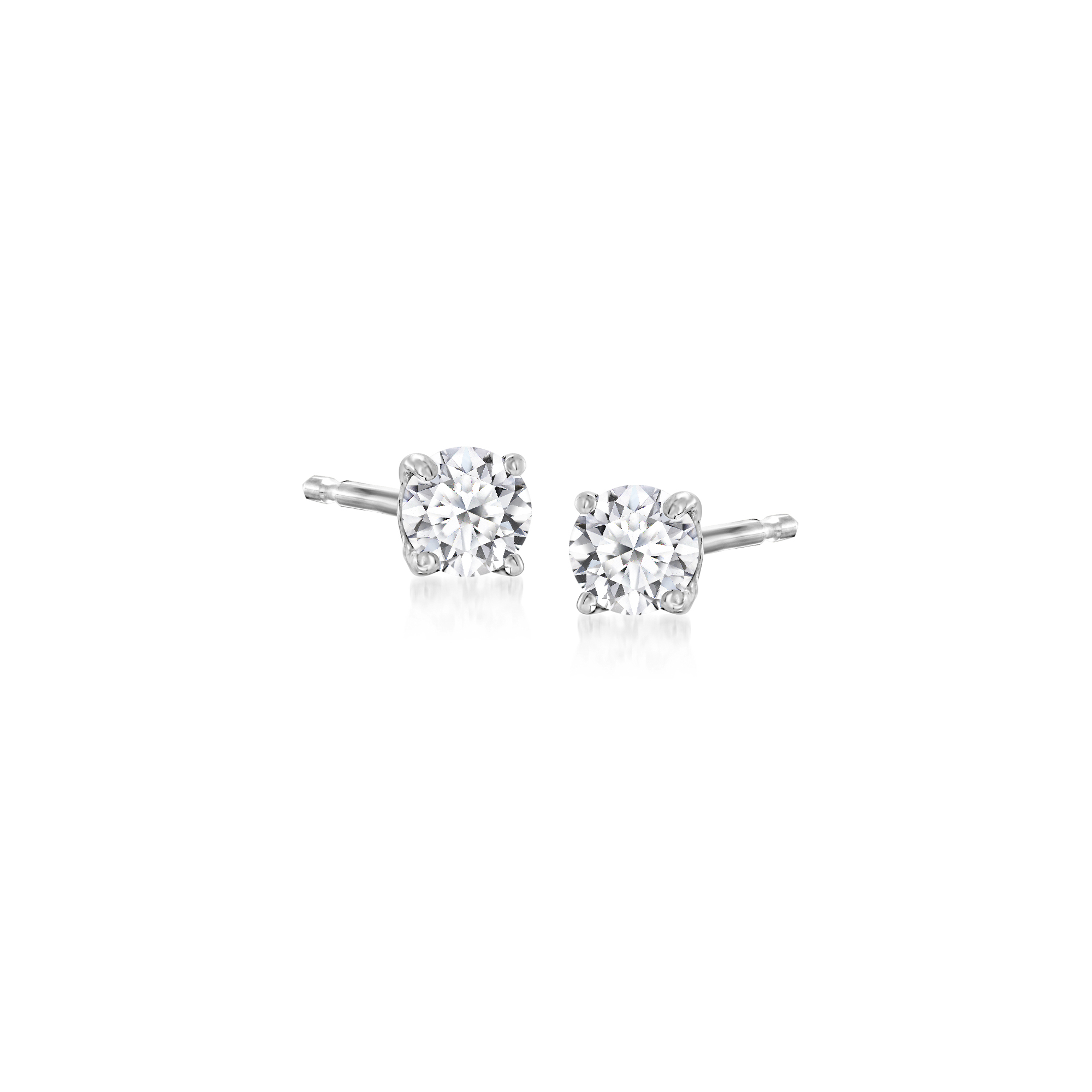 25 ct. t.w. Lab-Grown Diamond Stud Earrings in Sterling Silver