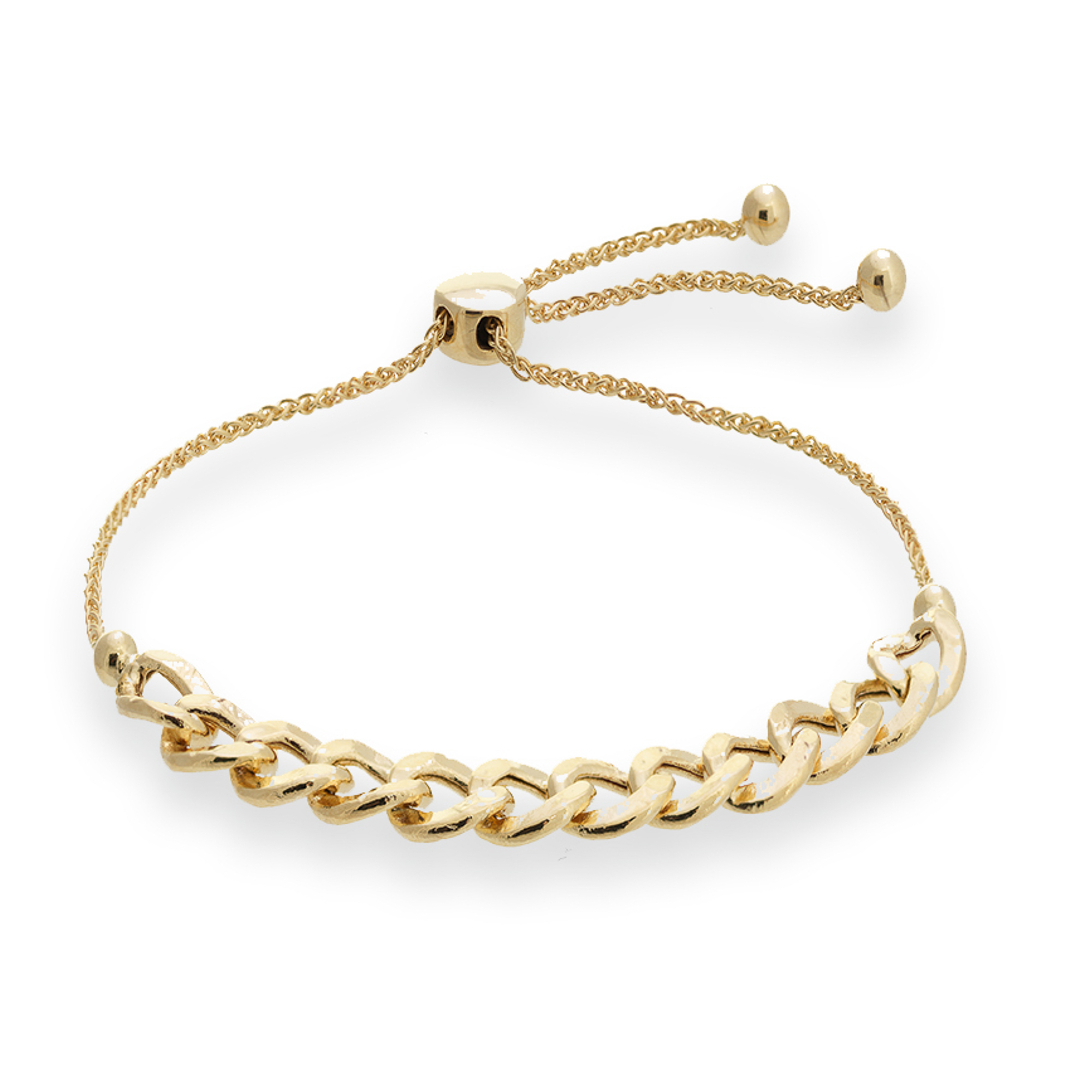 14kt Yellow Gold Curb Link Bolo Bracelet | Ross-Simons