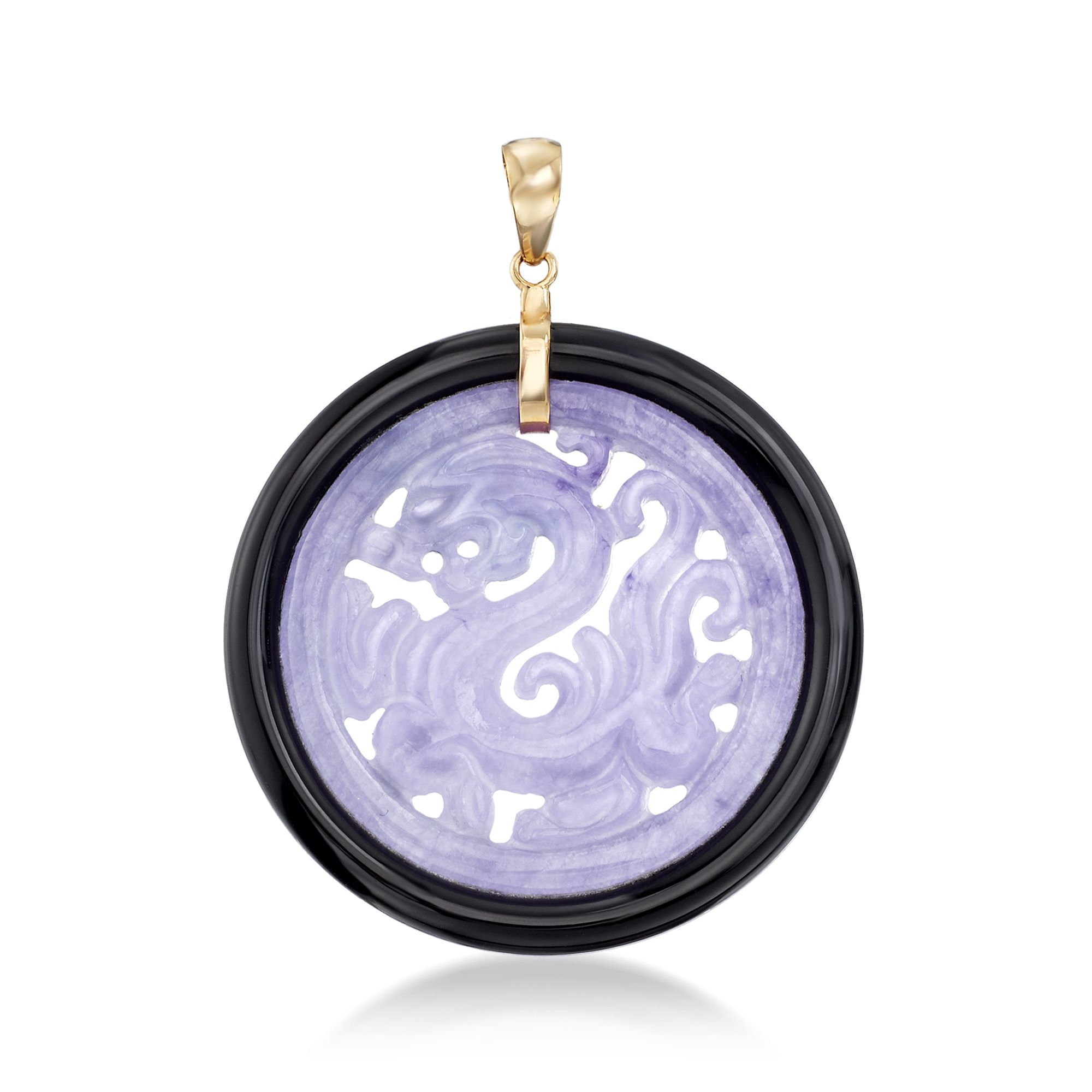 ☆OUR LEGACY☆ Radon Necklace Lavender A4248LH Lila' Lavender Quartz 10k Gold Pendant
