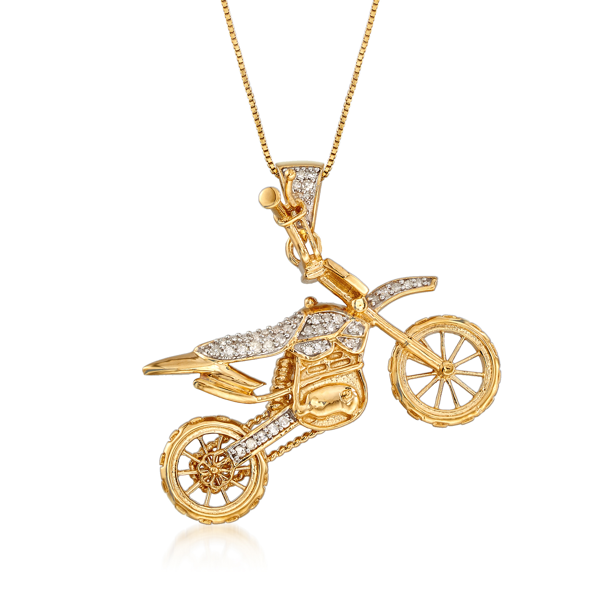 Cycle MOTORCYCLE PENDANT Necklace Jewelry - DETAILED CYCLE Off Road Dirt  Bike | eBay