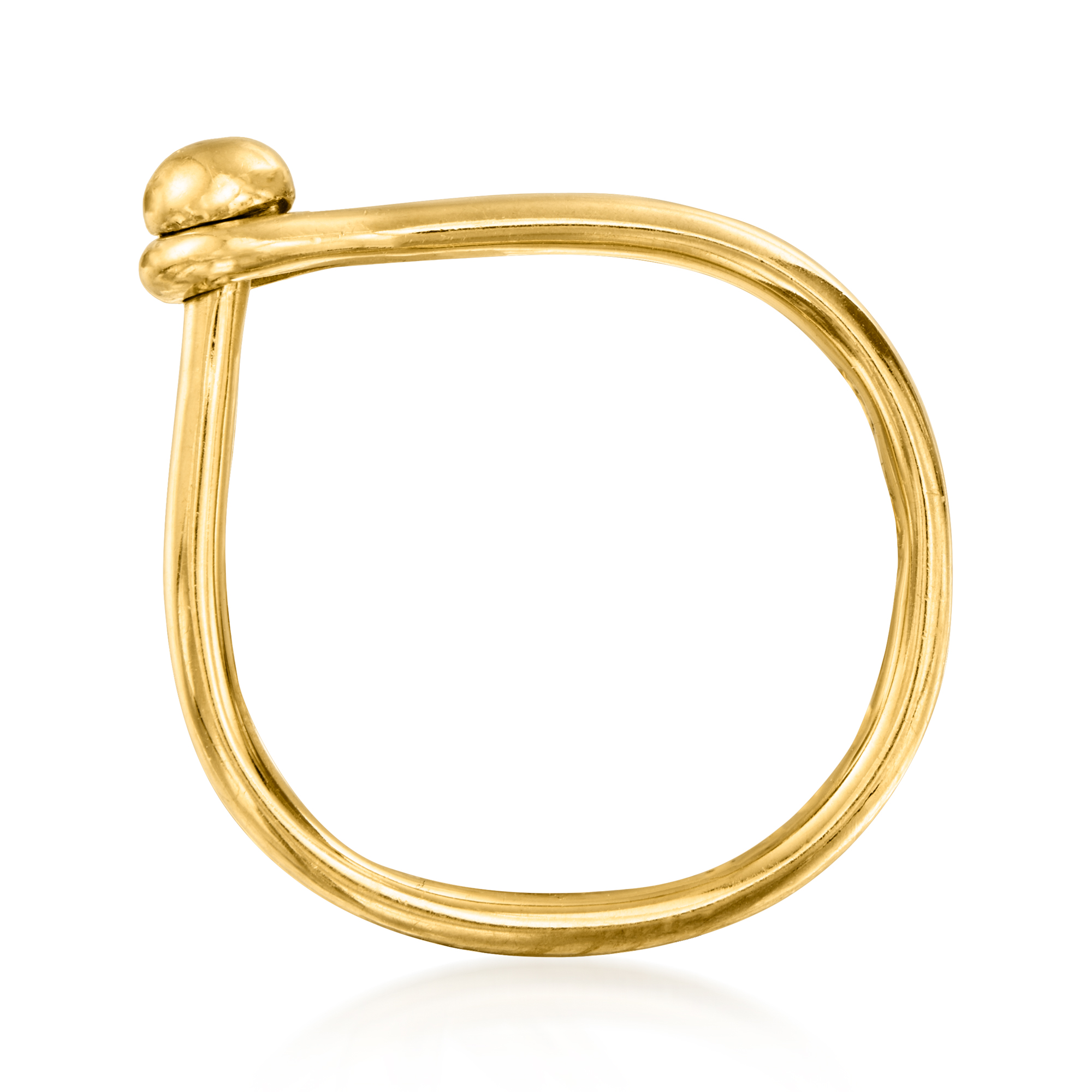 C. 1980 Vintage Georg Jensen 18kt Yellow Gold Knot Ring | Ross Simons