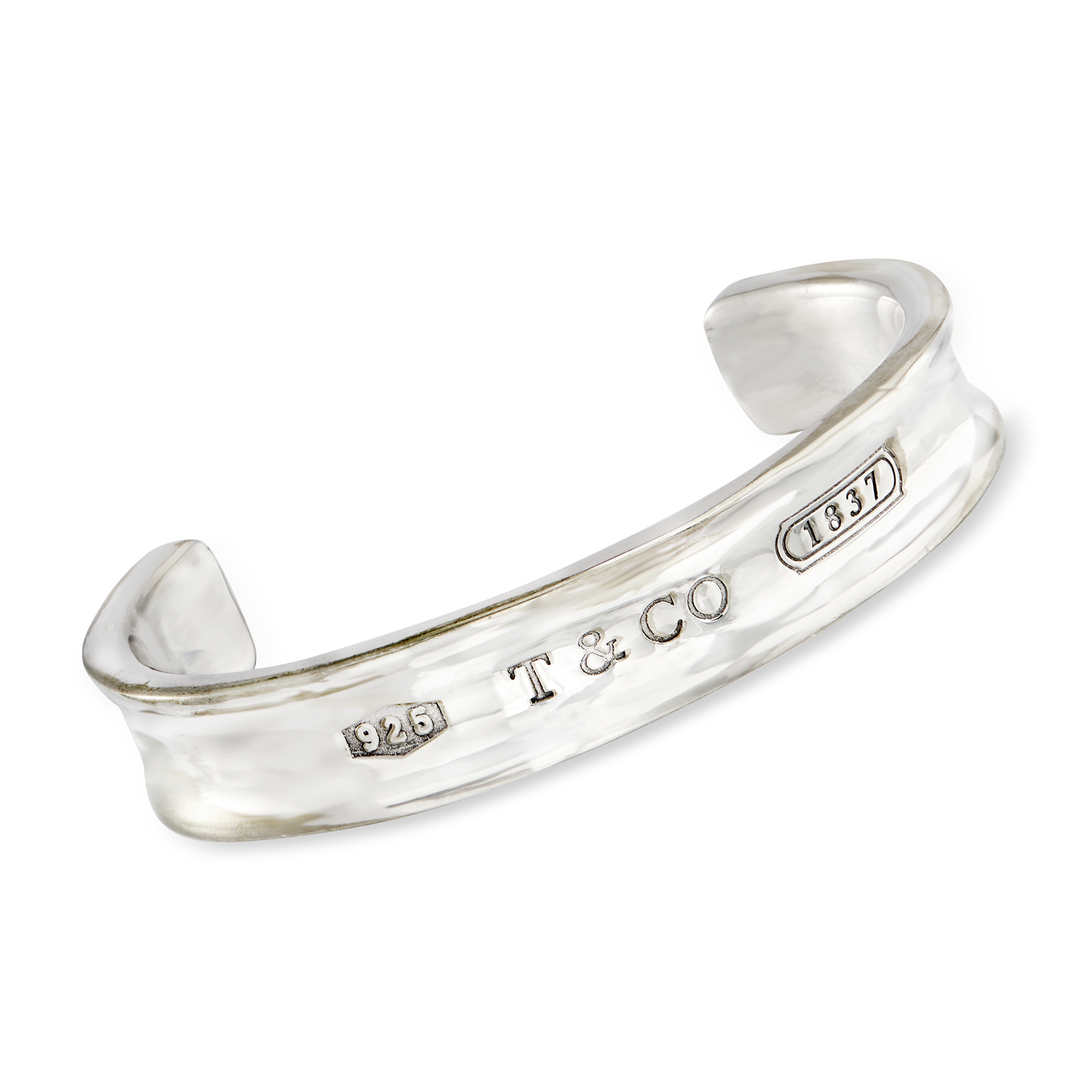 KC Tiffany  Co 1837 Wide Cuff Bracelet  Silver  Garmentory