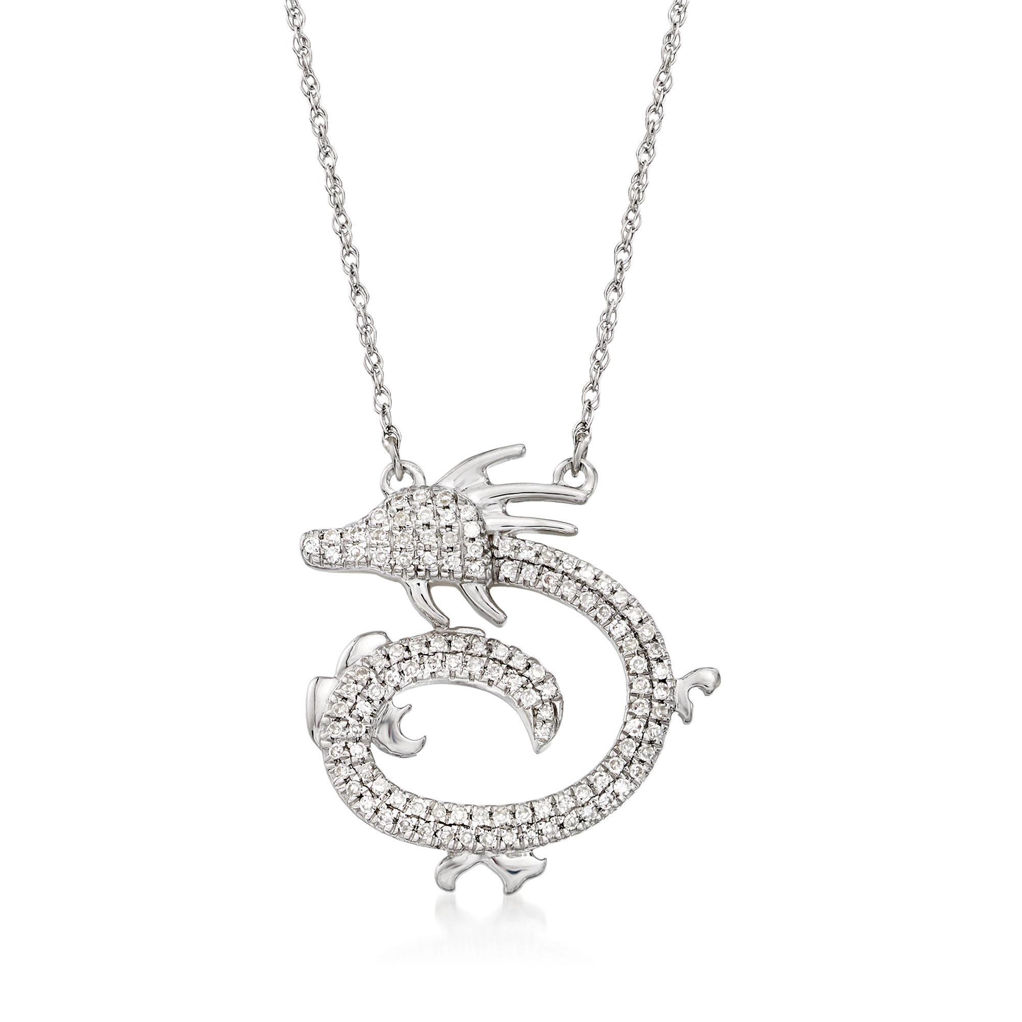 Dragon hotsell diamond necklace