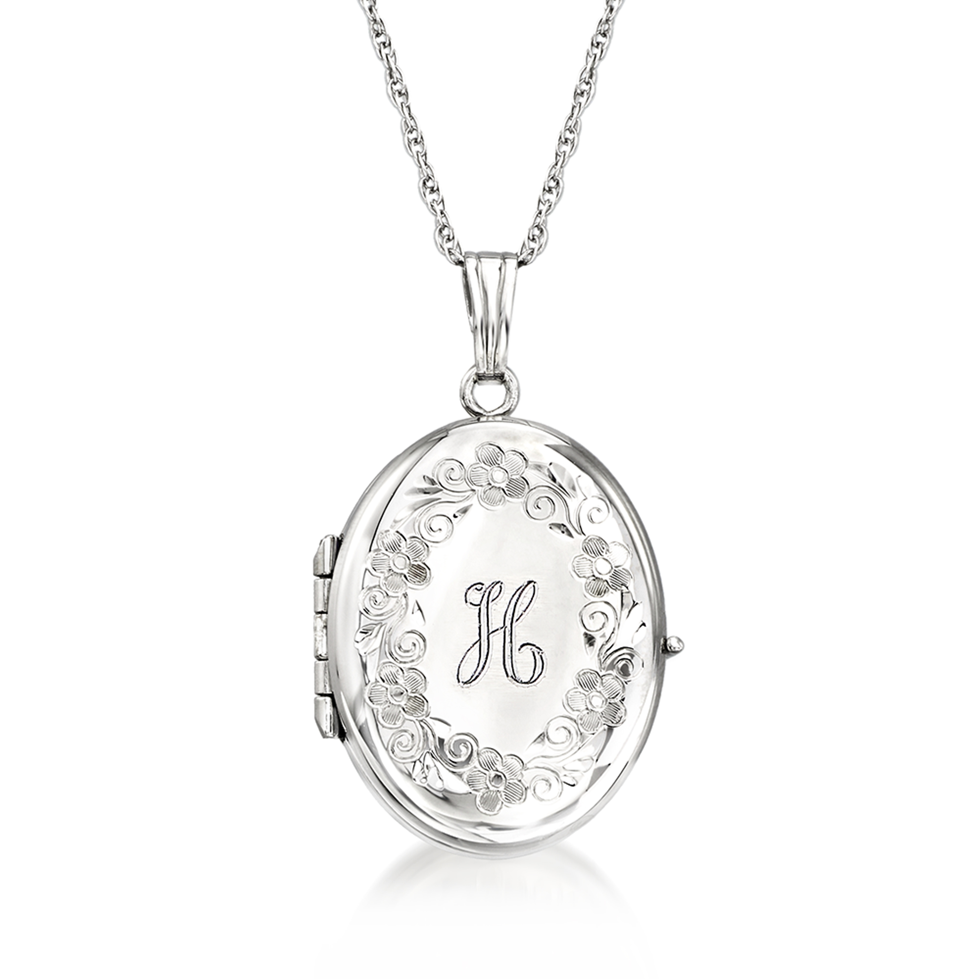With You Lockets Fine Sterling Silver Custom Photo Locket Necklace That Holds Pictures for Women The Shelly