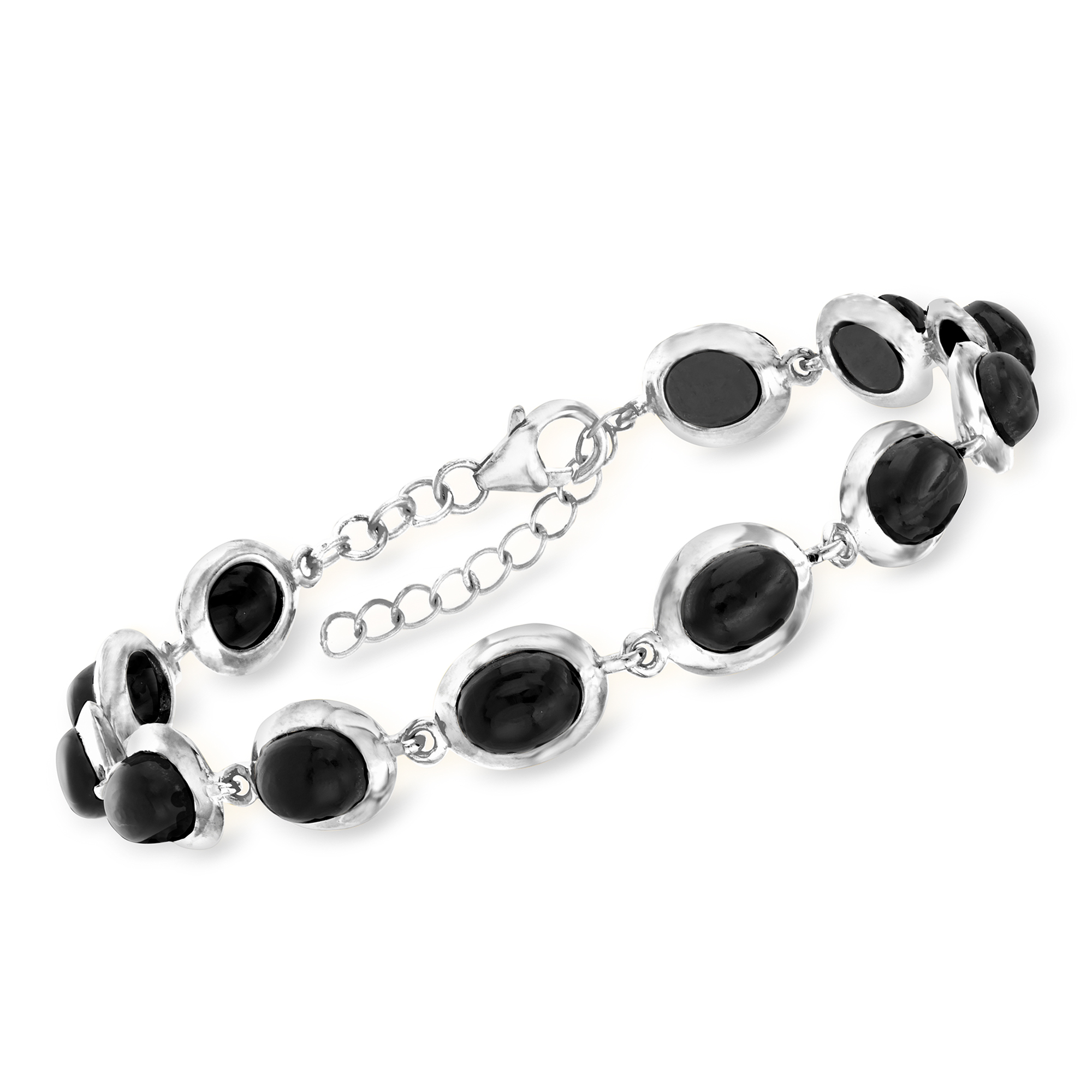 Black Onyx Bracelet in Sterling Silver | Ross-Simons
